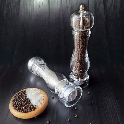 Máy xay muối và tiêu bằng thép không gỉ 60X221mm tiện lợi cho các chuyên gia bận rộn