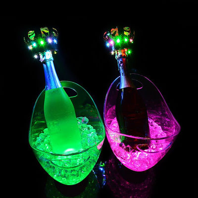 Hình hình hình bầu dục đèn LED sang trọng nhấp nháy rượu vang Vodka Whiskey Sâm-panh Xô cho bữa tiệc bar KTV