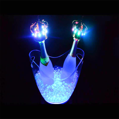 Hình hình hình bầu dục đèn LED sang trọng nhấp nháy rượu vang Vodka Whiskey Sâm-panh Xô cho bữa tiệc bar KTV