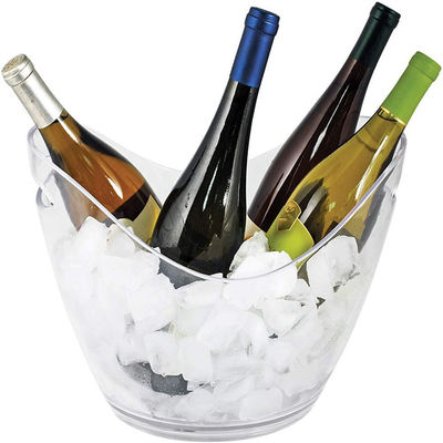 8L LED Acrylic Plastic Ice Bucket Phong cách thiết kế hiện đại cho bữa tiệc Bar Bucket Tongs Type