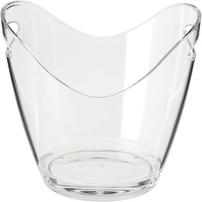 8L LED Acrylic Plastic Ice Bucket Phong cách thiết kế hiện đại cho bữa tiệc Bar Bucket Tongs Type