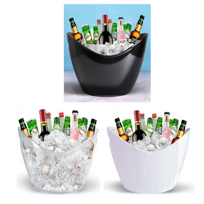8L LED Acrylic Plastic Ice Bucket Phong cách thiết kế hiện đại cho bữa tiệc Bar Bucket Tongs Type