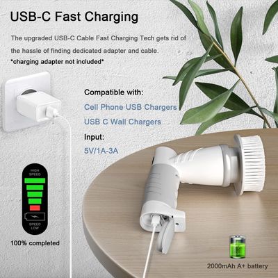 Hành động đa chức năng không cần tay 9 trong 1 Máy rửa sạch điện với sạc USB