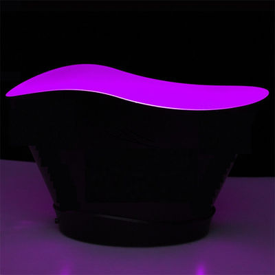 Logo tùy chỉnh Thùng băng 12L Đèn Party Bia rõ ràng Champagne LED Thùng rượu vang mát