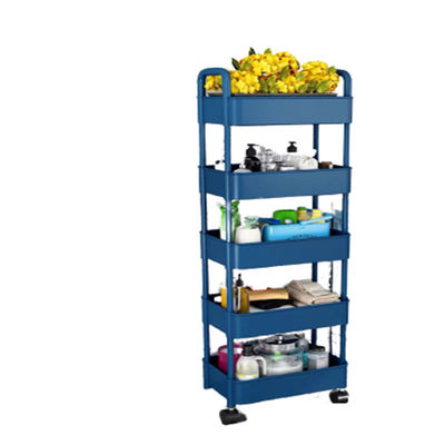 Multifunctional 5 Tier Rotatable Kitchen Vegetable Organizer với xe tải di động