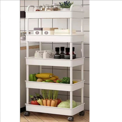 Multifunctional 5 Tier Rotatable Kitchen Vegetable Organizer với xe tải di động