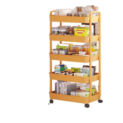 Multifunctional 5 Tier Rotatable Kitchen Vegetable Organizer với xe tải di động