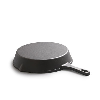 Đĩa nướng bằng sắt đúc 9-30cm Skillet trước mùa cho cả hai nhu cầu nấu ăn trong nhà ngoài trời