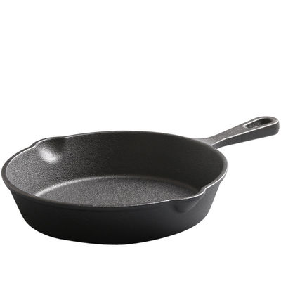 Đĩa nướng bằng sắt đúc 9-30cm Skillet trước mùa cho cả hai nhu cầu nấu ăn trong nhà ngoài trời