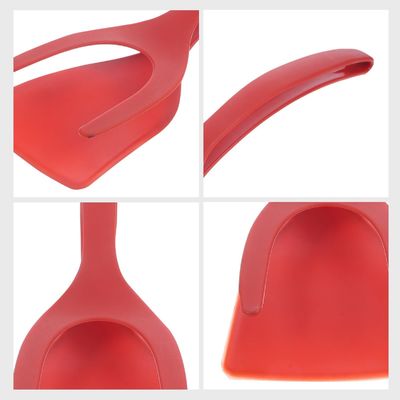 2 trong 1 Spatula Tong cho công cụ nấu ăn trứng đen Flipper Tong bánh nướng cá bánh nướng Pháp