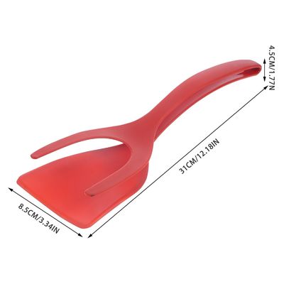 Công cụ rau quả loại 2 trong 1 Spatula Tong PPA vật liệu Grip và Flip Egg Clip