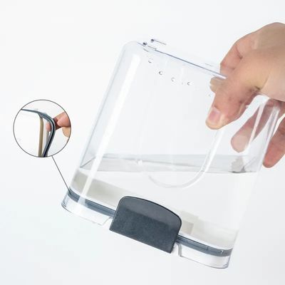 Đứng loại nhà bếp PET hộp chứa thực phẩm nhựa minh bạch kín không khí 4pc Set