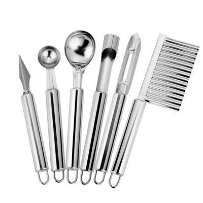 Stainless Steel Fruit Vegetable Tools Set 6 mảnh cho nhà bếp đa chức năng