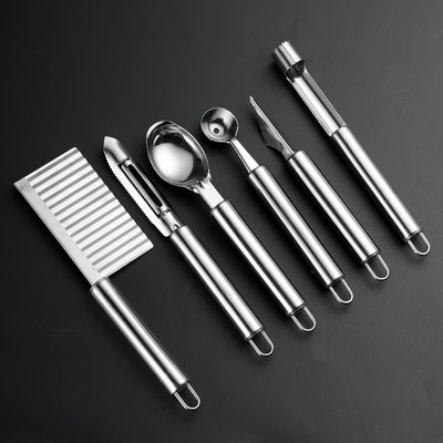 Stainless Steel Fruit Vegetable Tools Set 6 mảnh cho nhà bếp đa chức năng