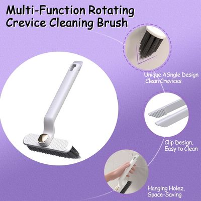 OEM/ODM Chọn lọc bàn chải 360 Rotating Crevice Brush cho góc và khoảng trống