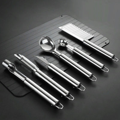 Stainless Steel Fruit Vegetable Tools Set 6 mảnh cho nhà bếp đa chức năng