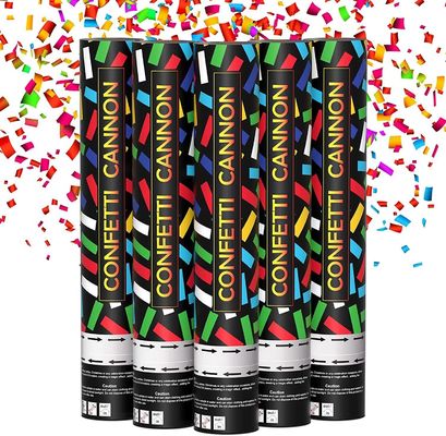 Confetti Cannon Party Supplies 60cm Biodegradable Bắn tay để tiết lộ giới tính