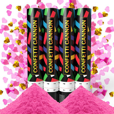 Confetti Cannon Party Supplies 60cm Biodegradable Bắn tay để tiết lộ giới tính
