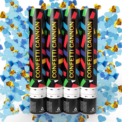 Confetti Cannon Party Supplies 60cm Biodegradable Bắn tay để tiết lộ giới tính