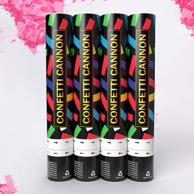 Confetti Cannon Party Supplies 60cm Biodegradable Bắn tay để tiết lộ giới tính