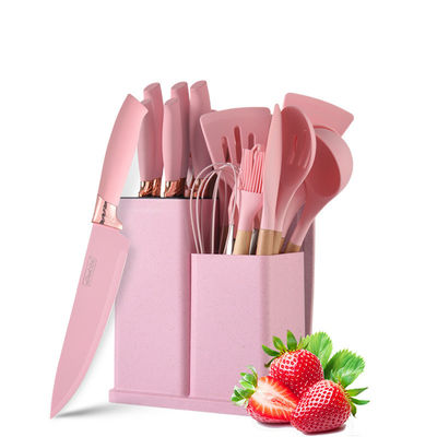 19 Pcs Cây tay cầm Silicone dụng cụ bếp đặt cho các công cụ nấu ăn và nhà hàng cung cấp