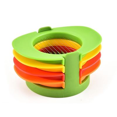 Bộ máy cắt trứng 3 máy cắt cho các lát mỏng Dễ dàng Máy cắt trứng bằng tay Công cụ cắt trứng bằng tay PP nhựa với giá đỡ cắt