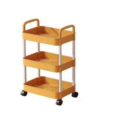 Cửa hàng bếp ba lớp quay để lưu trữ rau quả đa chức năng