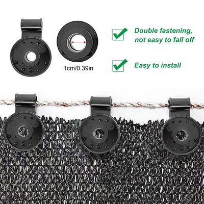 Shade Cloth Clips Heavy Duty Lock Grip cho một loạt các Sun Shade Net và Plastic Mesh Clip