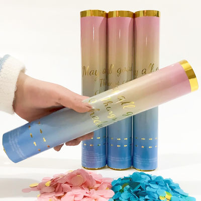 Confetti Powder Cannon với Logo tùy chỉnh- 100cm Khói bột Confetti Stick Cannon
