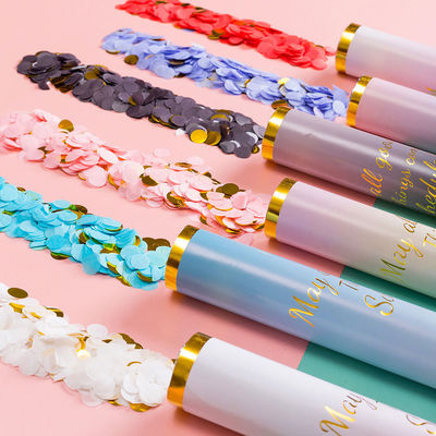 Confetti Powder Cannon với Logo tùy chỉnh- 100cm Khói bột Confetti Stick Cannon