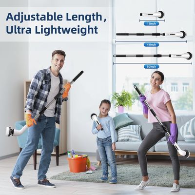 Máy rửa điện 7 Đầu bàn chải có thể thay thế có thể điều chỉnh tay cầm Máy rửa không dây