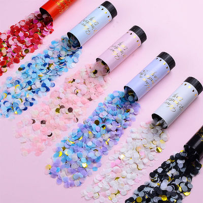 Logo tùy chỉnh Tiệc mừng sinh nhật Hôn nhân Biodegradable Paper Spring Confetti Poppers