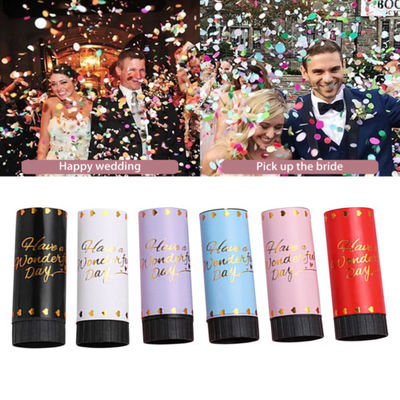 Logo tùy chỉnh Tiệc mừng sinh nhật Hôn nhân Biodegradable Paper Spring Confetti Poppers