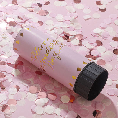 Logo tùy chỉnh Tiệc mừng sinh nhật Hôn nhân Biodegradable Paper Spring Confetti Poppers