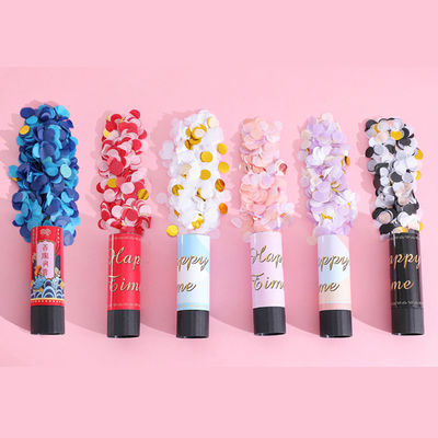 Logo tùy chỉnh Tiệc mừng sinh nhật Hôn nhân Biodegradable Paper Spring Confetti Poppers