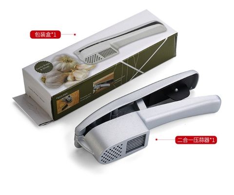 2 trong 1 Ginger Chopper nhôm hợp kim Tấm tỏi và tỏi slicer với logo tùy chỉnh