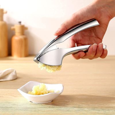 Thép không gỉ hợp kim kẽm Máy in tỏi Press Press tay cho công cụ nấu ăn