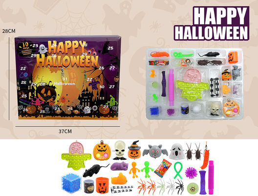 Đồ chơi hoạt hình Fidget Squishy 18pcs 24pcs Blind Box Halloween Toys Squeeze Toys cho trẻ em