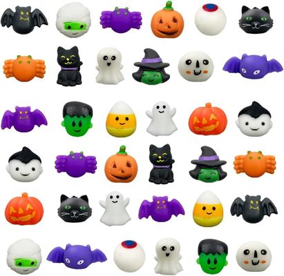Đồ chơi hoạt hình Fidget Squishy 18pcs 24pcs Blind Box Halloween Toys Squeeze Toys cho trẻ em