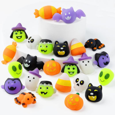 Đồ chơi hoạt hình Fidget Squishy 18pcs 24pcs Blind Box Halloween Toys Squeeze Toys cho trẻ em