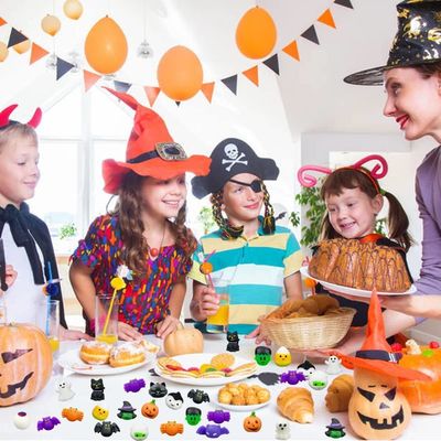 Đồ chơi hoạt hình Fidget Squishy 18pcs 24pcs Blind Box Halloween Toys Squeeze Toys cho trẻ em