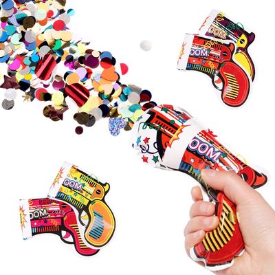 Hình dạng súng tự bơm hơi Confetti súng bơm cho Green Year đám cưới sinh nhật