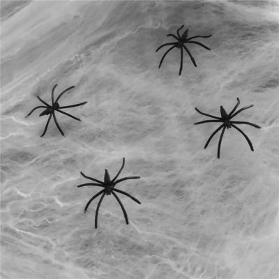 Polyester Spider Web Cotton Thread Trang trí nhà ma ám cho Halloween Party Props