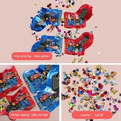 Hình dạng súng tự bơm hơi Confetti súng bơm cho Green Year đám cưới sinh nhật