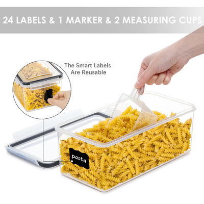 OEM / ODM chấp nhận 3.2L BPA không chứa nhựa cho mì Cereal lưu trữ 4pack Set