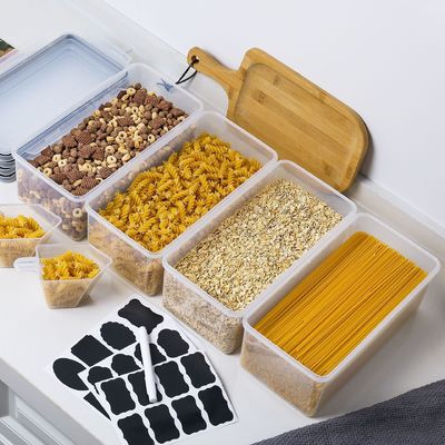 OEM / ODM chấp nhận 3.2L BPA không chứa nhựa cho mì Cereal lưu trữ 4pack Set