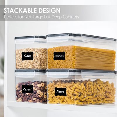 OEM / ODM chấp nhận 3.2L BPA không chứa nhựa cho mì Cereal lưu trữ 4pack Set