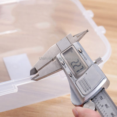 3pcs Bộ hộp lưu trữ nhựa kín không khí cho thùng chứa thực phẩm đa chức năng