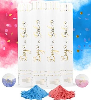 60cm Giới tính tiết lộ Confetti Cannon Popper Smoke Powder Confetti Stick cho đồ dùng bữa tiệc
