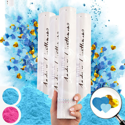 60cm Giới tính tiết lộ Confetti Cannon Popper Smoke Powder Confetti Stick cho đồ dùng bữa tiệc